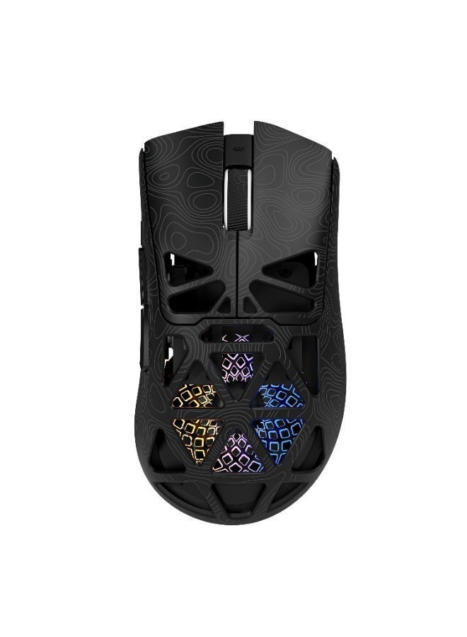 مكعب غاضب ماوس الألعاب اللاسلكي G11 - PAW3311 تصميم مجوف خفيف الوزن ثلاثي الأوضاع يعمل بتقنية Bluetooth خفيف الوزن للغاية بوزن 67 جرامًا دقة تصل إلى 22000 نقطة في البوصة مع إضاءة خلفية RGB - Image 1